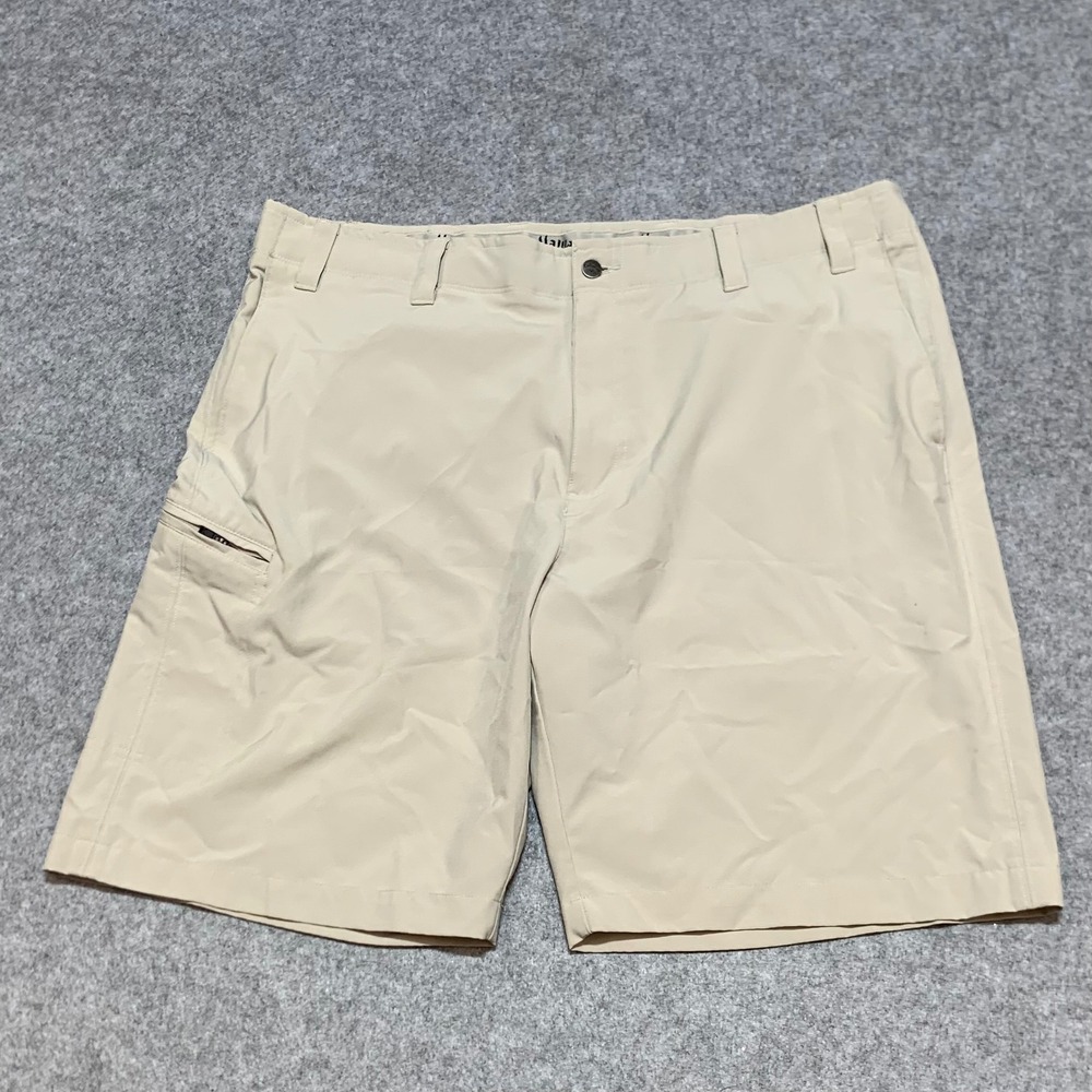 Callaway Mens Khaki‎ Golf Shorts Size 40 Tan Stretch Cargo Pocket Performance